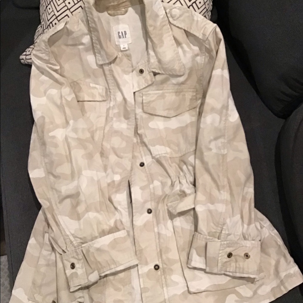 Gap army print jacket